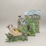 Angela Harding, 'Garden Birds' Concertina Card