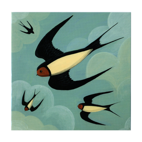 Catriona Hall ' Swiftly Swooping Swallows '