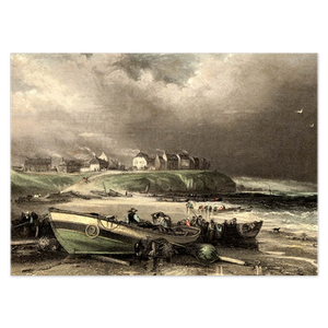 'Cullercoats, Northumberland 1837', from an original print