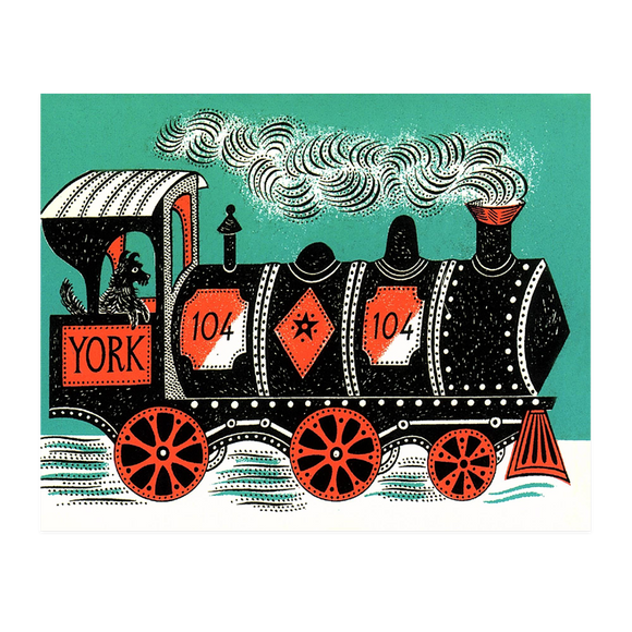 Emily Sutton, 'Christmas Card Pack: Train'