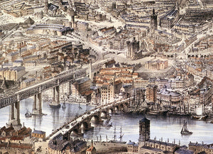 John Storey, 'An Aerial View of Newcastle'