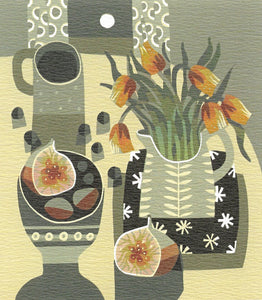 Jane Walker, 'Tulips and Fig'