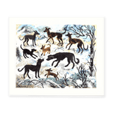Mark Herald, ' Hounds in the Snow '
