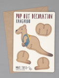 Pop Out Card ' Kangaroo '