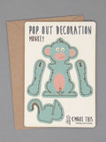 Pop Out Card ' Monkey '