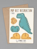 Pop Out Card ' T-rex '