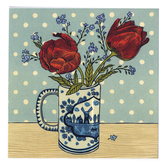 Vanessa Lubach ' Tulips and Forget-me-nots '