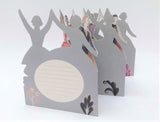 'Dancers' Tri-fold Card by Sarah Young