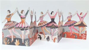 'Dancers' Tri-fold Card by Sarah Young